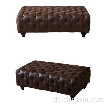 Wohnzimmermöbel Tufted Chesterfield Ottomane CX603